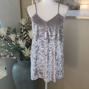 Daytrip silver velvet top